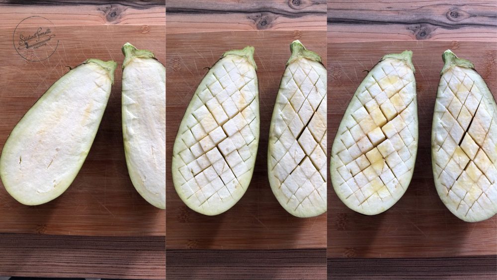 melanzane a scacchiera in friggitrice ad aria 2