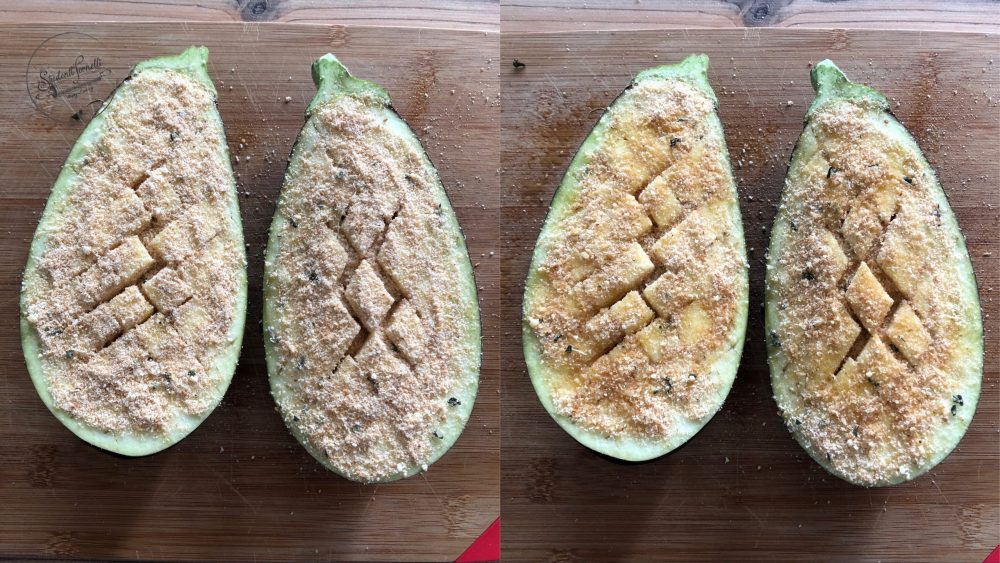 melanzane a scacchiera in friggitrice ad aria 2