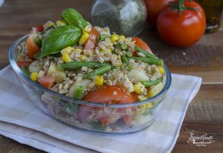 2020 insalata di farro fagiolini pomodori e patate ricetta primo