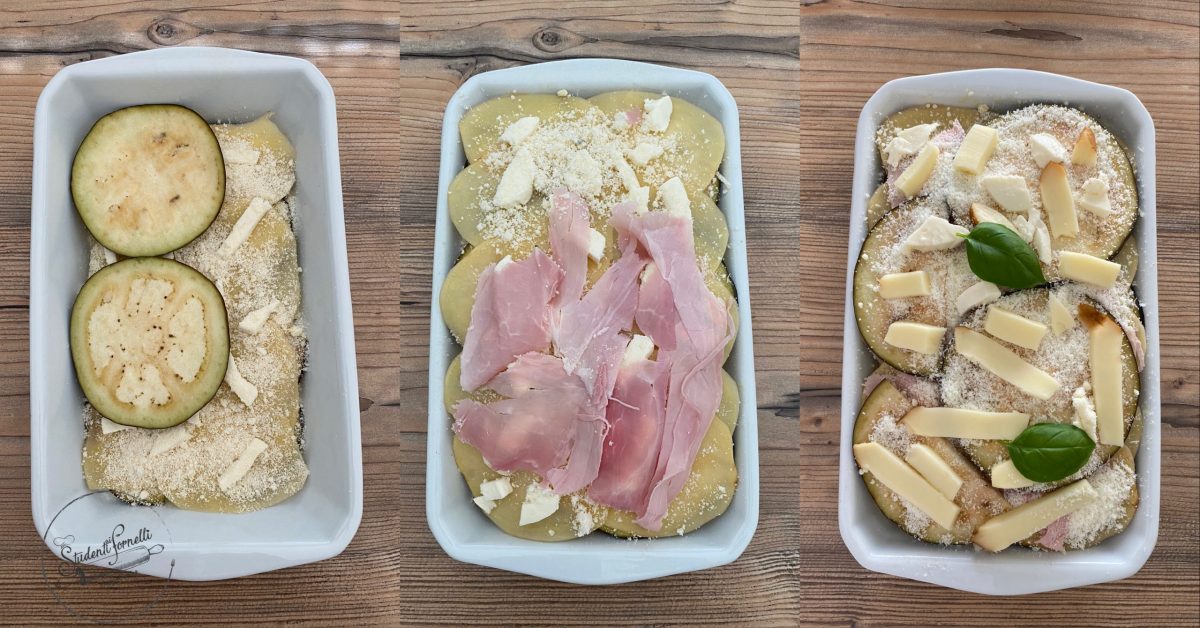tortino di melanzane e patate crude ricetta