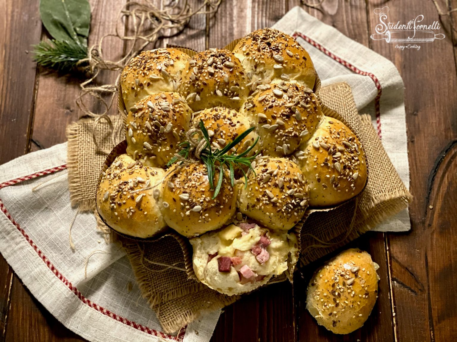 STELLA DI PAN BRIOCHE SALATO per Natale (IDEA Antipasto Sfizioso)