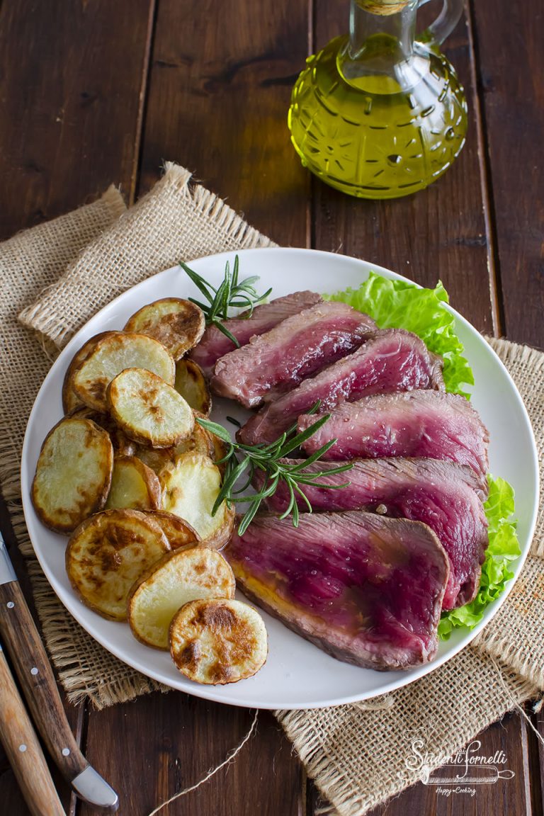 TAGLIATA CON PATATE (Ricetta Per Cuocere La Tagliata Di Manzo)