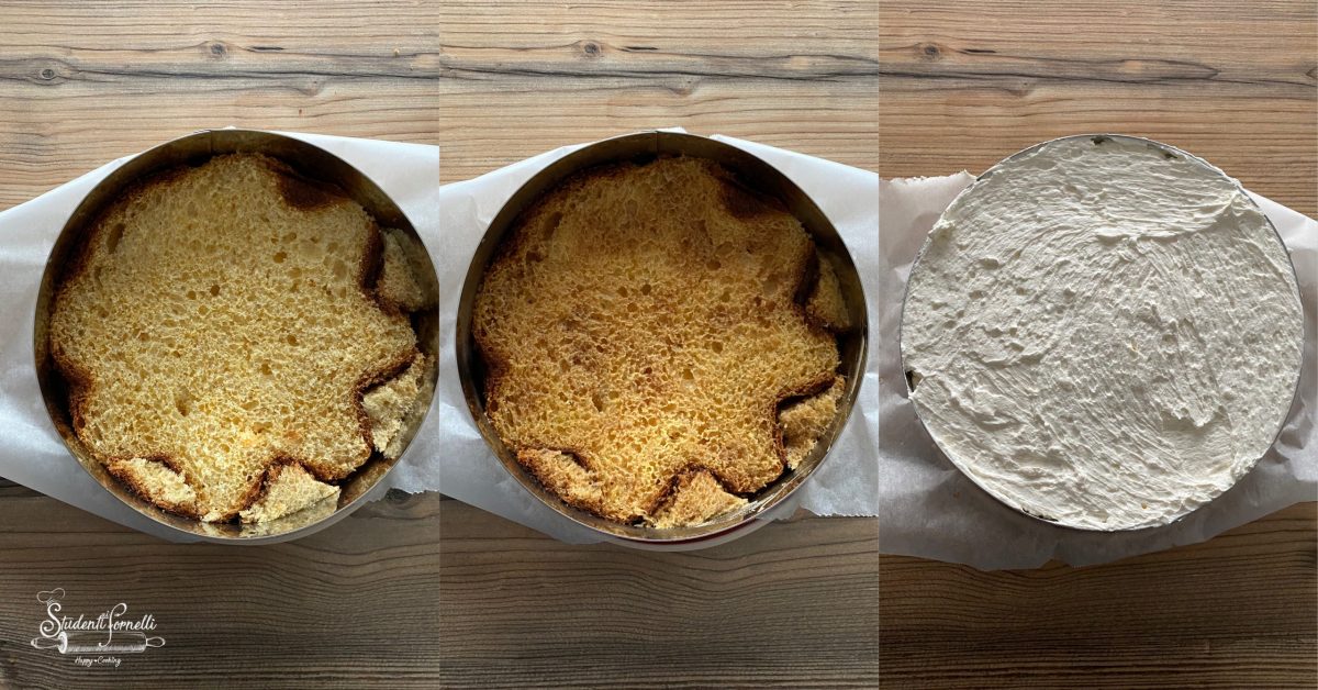 cheesecake di pandoro e nutella