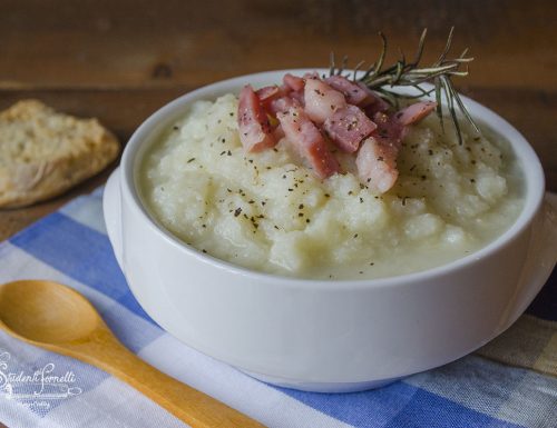 VELLUTATA DI CAVOLFIORI E PANCETTA