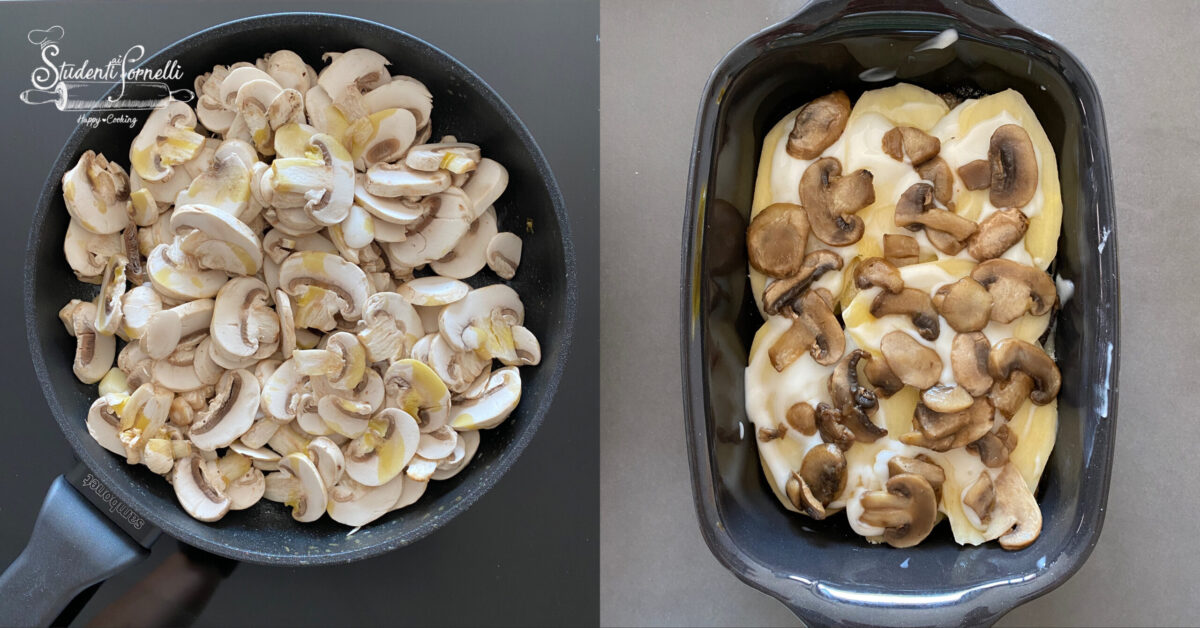 tortino di funghi e patate ricetta 2