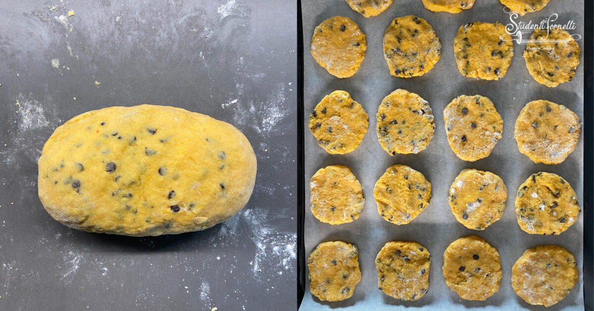 biscotti alla zucca e cioccolato