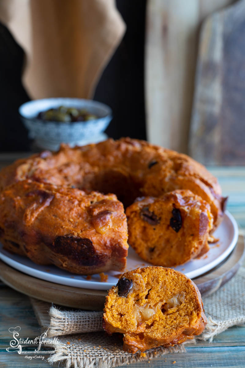 CIAMBELLA SALATA POMODORO E OLIVE (Facilissima E Veloce)