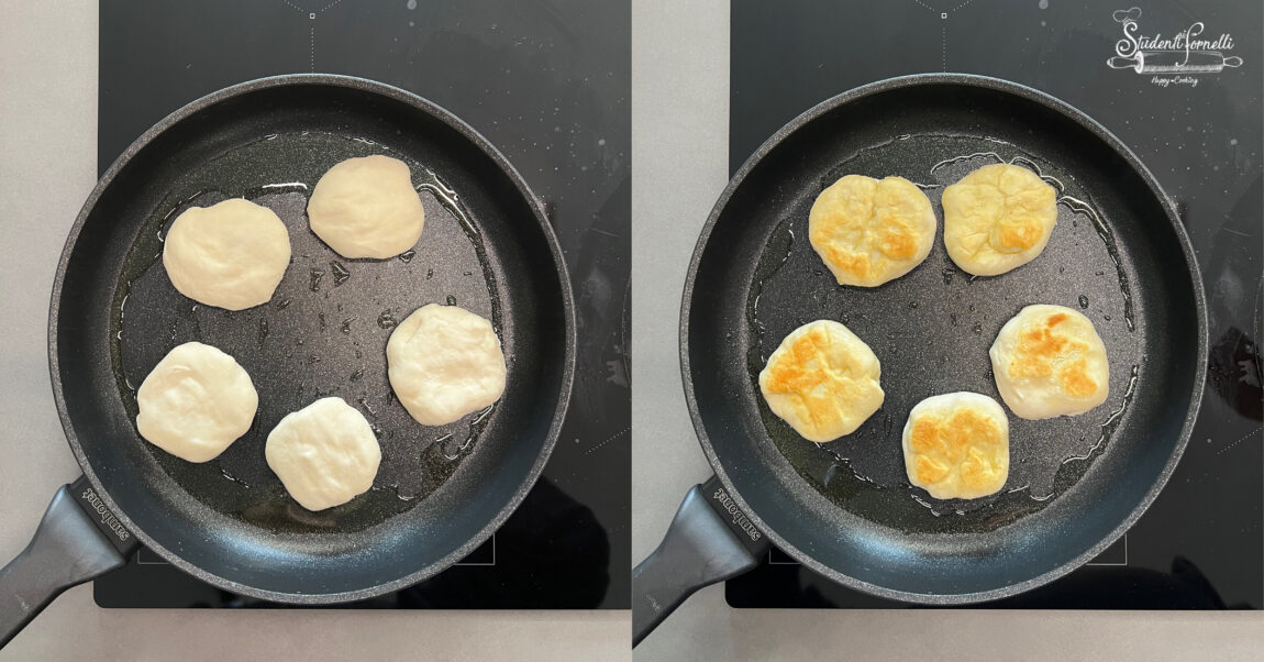 focaccelle al formaggio in padella 1