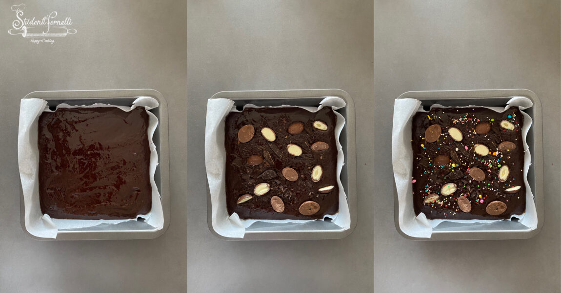 brownies di pasqua al cioccolato 3