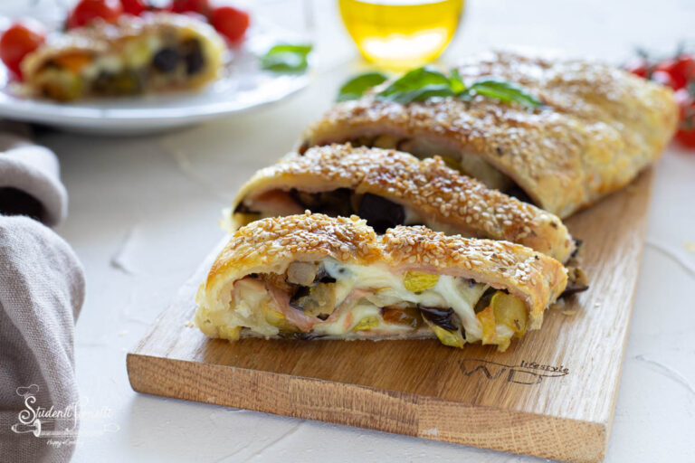 RUSTICO ALLE VERDURE Prosciutto e Formaggio (In Friggitrice ad Aria)