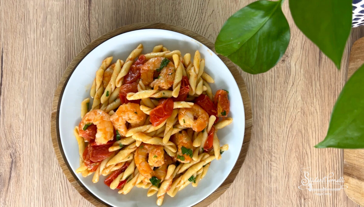 PASTA GAMBERI E POMODORINI Ricetta Facile E Veloce