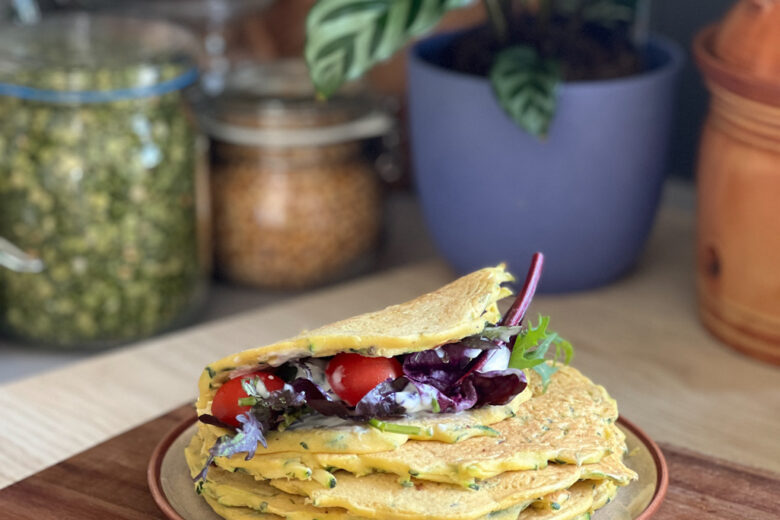 PIADINE DI CECI E ZUCCHINE DA FARCIRE