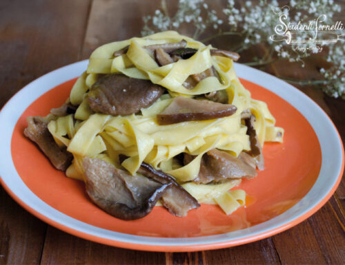 TAGLIATELLE AL TARTUFO E FUNGHI PORCINI