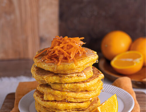 PANCAKE CON CAROTE E MANDORLE Senza Zucchero