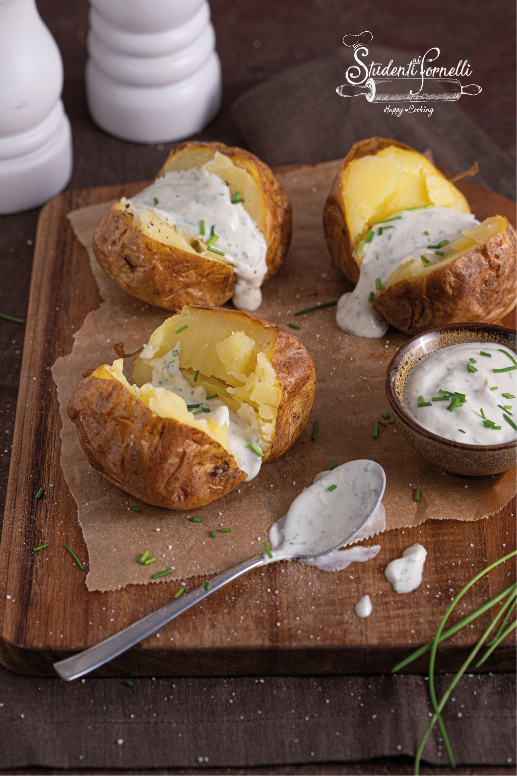 jacket potatoes ricetta patate ripiene di salsa allo yogurt