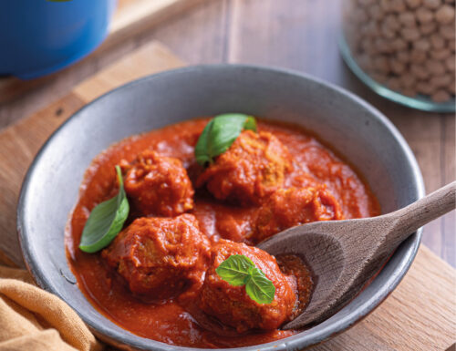 POLPETTE VEGAN DI CECI AL SUGO Senza Uova