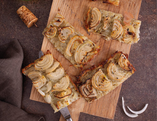 SFOGLIATA DI PATATE E CIPOLLE