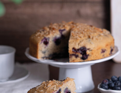TORTA VEGAN AI MIRTILLI