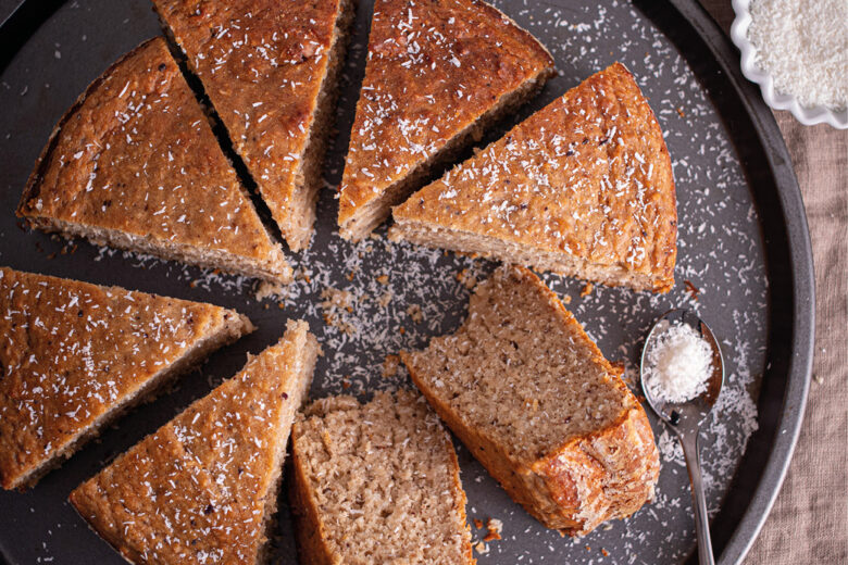 TORTA VEGANA AL COCCO Senza Zucchero