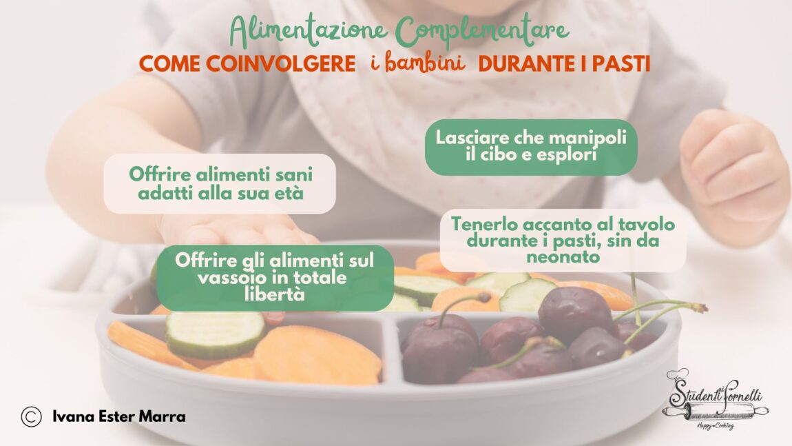 autosvezzamento come coinvolgere i bambini durante i pasti