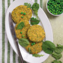 cotolette di piselli e avena ricetta vegana