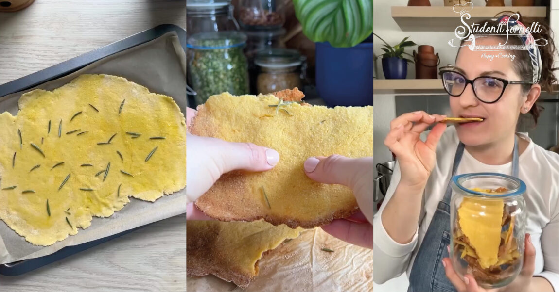 CRACKERS DI PATATE E CECI Senza Glutine (Ricetta Vegan)