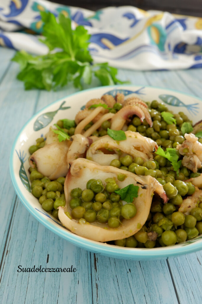 Seppie E Piselli In Umido Ricetta Leggera - SuaDolcezzaReale