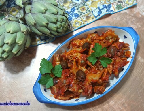 Caponata di carciofi alla siciliana