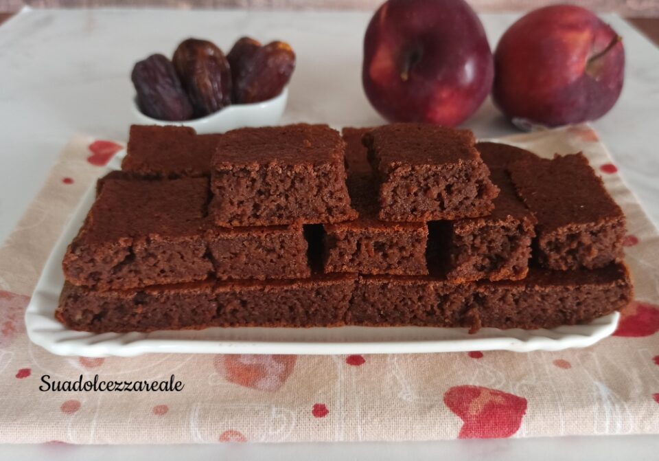 come fare i brownies al cacao senza zucchero