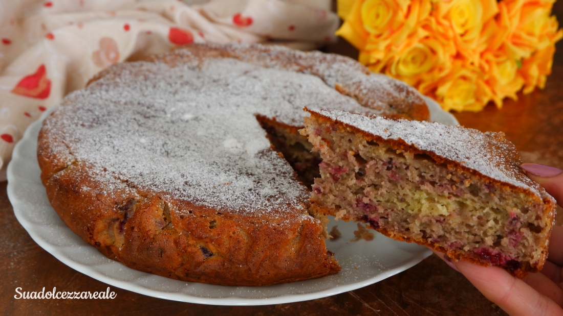 come fare la torta avena yogurt e frutti di bosco