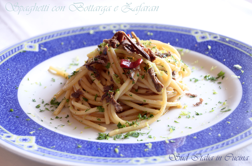 Spaghetti con Bottarga e Pepone | Sud Italia in Cucina
