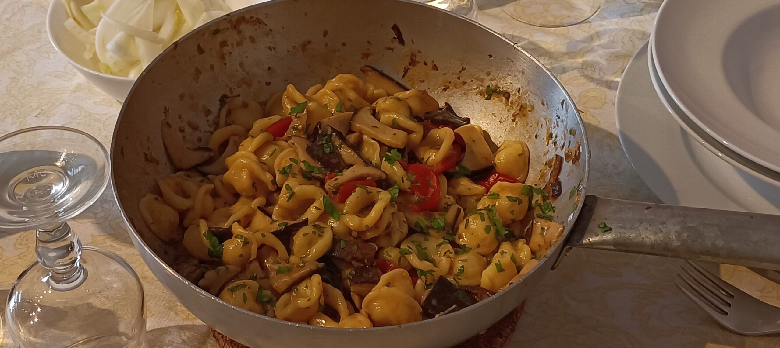 Orecchiette con Funghi Cardoncelli | Sud Italia in Cucina