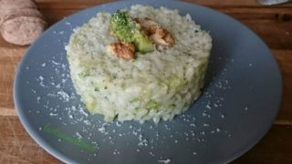 risotto con crema di broccoli siciliani