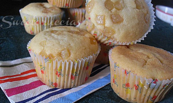 Muffin alla panna e canditi