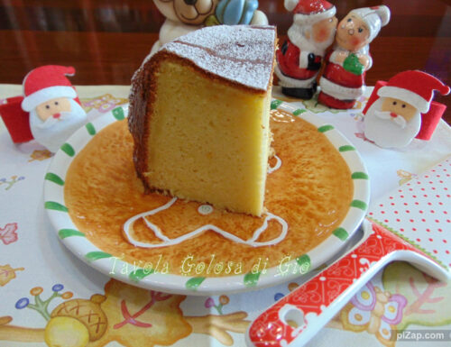 Chiffon cake a pandoro sofficissima