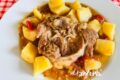 Collo di agnello stufato con patate
