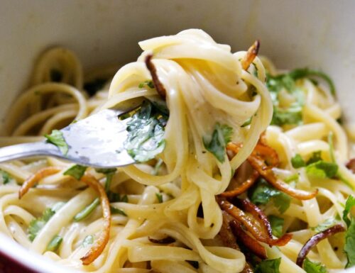 Pasta con Crema all’Arancia