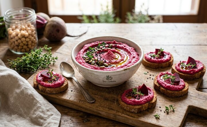 hummus di rapa rossa