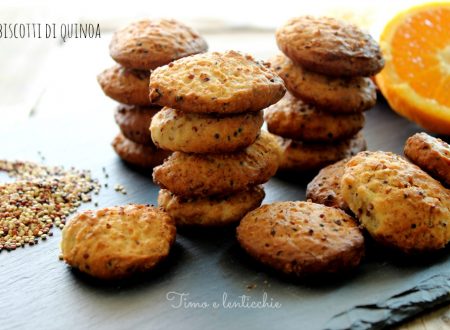 Biscotti di quinoa senza burro poco zucchero