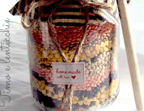 Lenticchie in barattolo lents in a jar