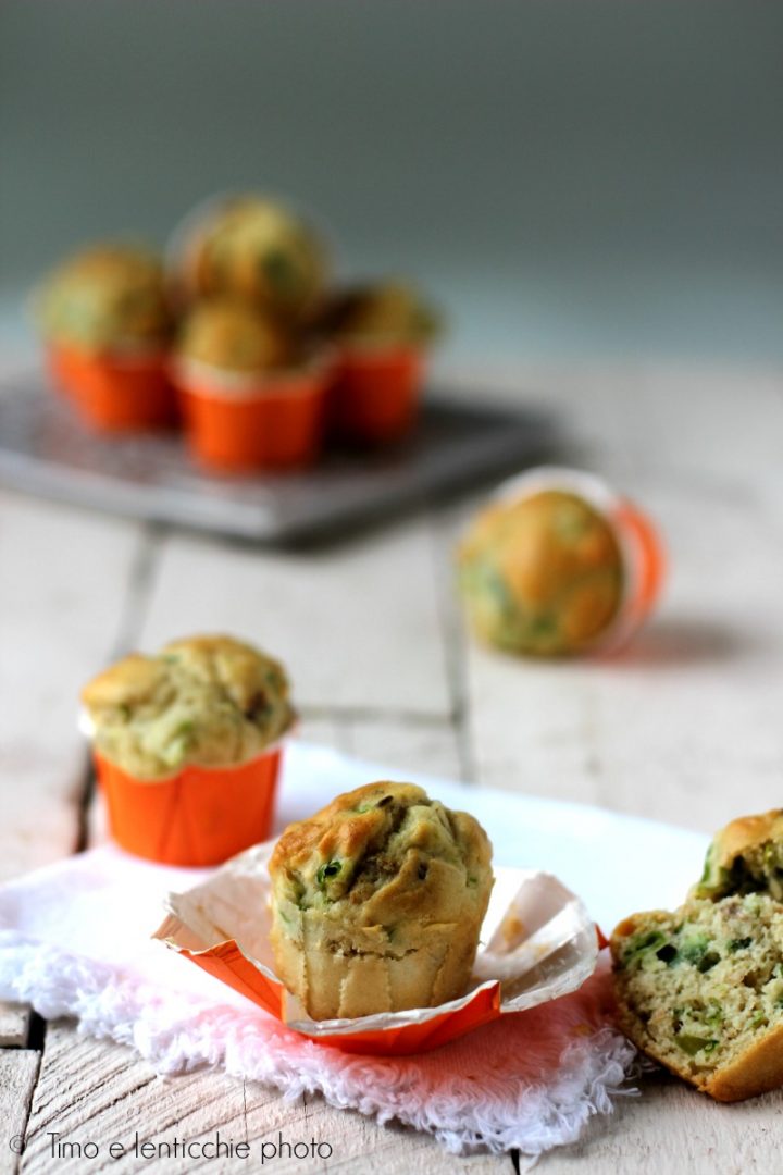Mini muffin salati ai fagiolini