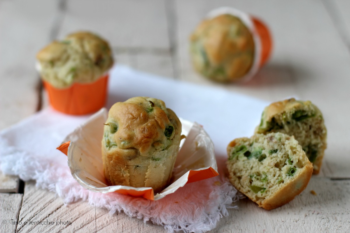 mini muffin salati ai fagiolini
