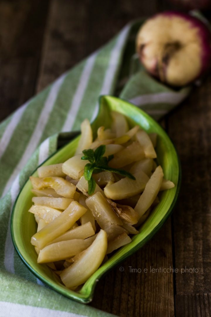 rape in padella o rape in tecia ricetta veneta