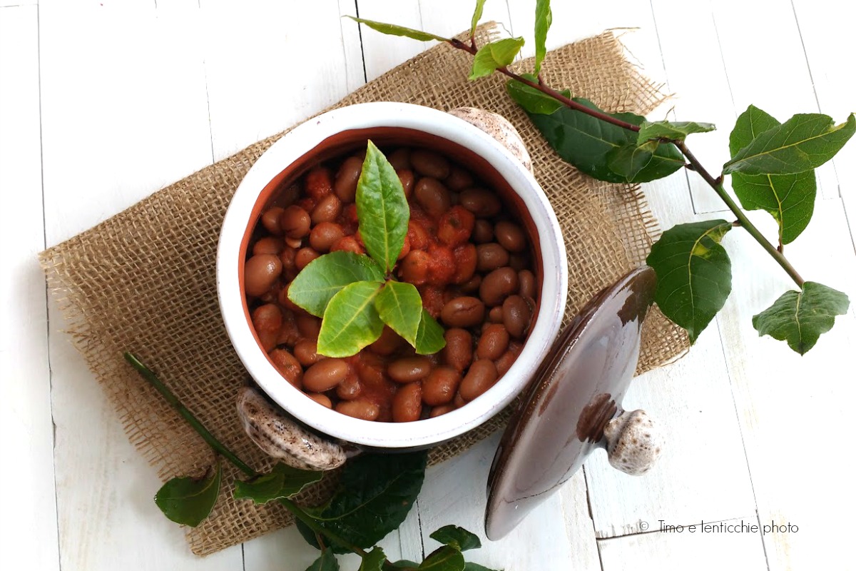 Fagioli di Lamon in salsa ricetta tradizionale