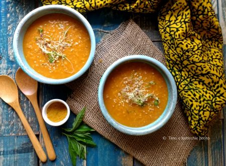 Dahl di lenticchie rosse zuppa della salute