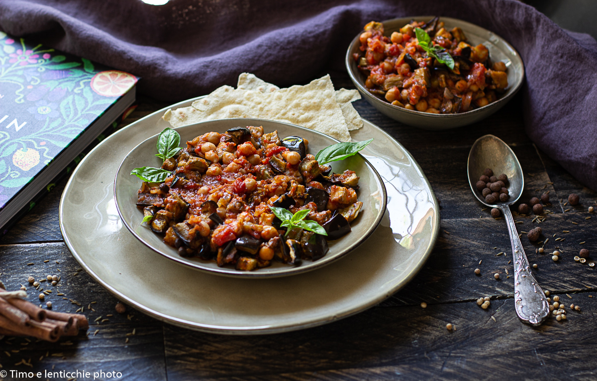 foto Melanzane e ceci alla palestinese