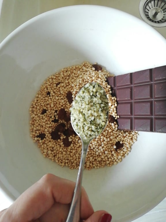 barrette di quinoa al cioccolato (2)
