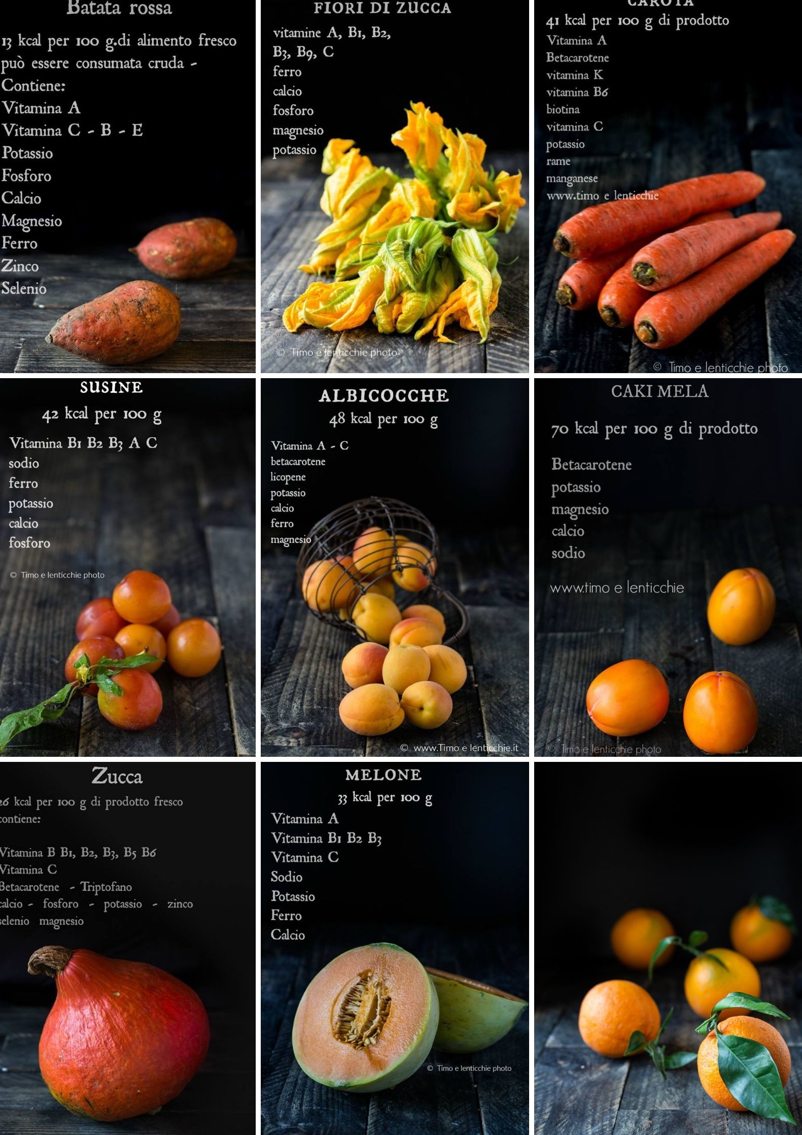 Ricette vegetariane arancioni