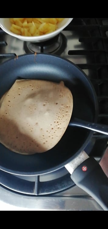 Crepes senza glutine alle mele Pink Lady (2)