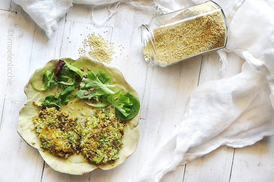 Cotolette di miglio e zucchine semplicissime